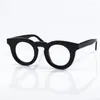 Sunglasses Evove Black-white Fashion Eyeglasses Glasses Frame Men Women Steampunk Reading Spectacles Eyewear Acetate Brand Thick Rim