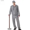 Theme Costume WetroseIn Stock Prisoner Cosplay Come convict Family Couple Man Woman Criminal Halloween Full SetL231007