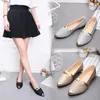 Slipper S Shoes Fashion Casual Summer Elegant Pearl Low Heel For Women Classic Luxury Pumps Ladies Office Slip på 231006