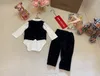 PRA2023 high-quality baby Boys' Romper Set Gentleman Style Three Piece Set kids fashionable clothes Christmas gift