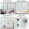 Janela adesivos 3d cortinas filme privacidade fosco vitral opaco adesivo estático decorativo cobrindo escritório banheiro casa