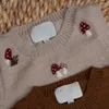 Cardigan Maglione di Natale per bambini Ins Autunno Industria pesante per bambini Ricamato a mano Fondo Maglione Gilet Abbigliamento per bambini 231007