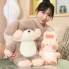 Poupées en peluche Kawaii dessin animé doux Animal oreiller poupée mignon chien grenouille lapin ours jouet fille dormir belle Dudu chat Shiba Inu enfants cadeau 231007