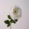 Dekorativa blommor hand fuktgivande latex rose konstgjord blomma riktig touch falska heminredning prydnad bröllop bukett