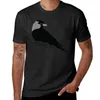 Polos masculinos Cornish Jackdaw Project - Camiseta com logotipo gráfico Camisetas com estampa animal para meninos com gráficos ajustados para homens