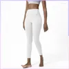 Pantalon actif Logo Lu avec Leggings de sport respirant haute élasticité Yoga sans couture équitation Jogging entraînement Fitness Wom