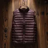 Gilets pour hommes 2023 hiver hommes canard vers le bas gilet manteau sans manches doudoune automne léger gilet hommes coréen décontracté tendance