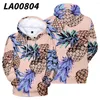 Men's Hoodies Pineapple 3D Print Oversized Women/Men Sweatshirt Streetwear Hip Hop Pullover Hooded Jacket Male Tracksuit Funny Clothes