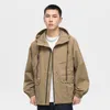 Men's Jackets Long Sleeve Cargo Coats For Men Autumn And Winter High Street Moto&Biker Fashion Loose With Nood Hip Hop Versatile