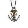 Pendant Necklaces Vintage Creative Boat Anchor Necklace Men Trend Fashion Punk Jewelry Party Accessories Gift Wholesale