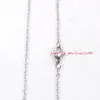 Ketten 45 cm (18 Zoll) Farbe Edelstahl Halskette kurze Kette Halsketten für Frauen 20 Stück/Los 2 mm Dicke