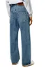 designer jeans Damesjeans Aankomst Hoge taille Uitgeholde patch Geborduurd LOGO Decoratie Casual blauwe rechte denimbroek