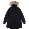 Winter Daunenjacken Hoodie Echter Wolf Pelzhalter Damenjacke Reißverschluss Wind- und wasserdichter Mantel Warme Mäntel Damen Outdoor Parka154