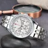 Breitl polshorloges voor 2023 herenhorloges Zes naalden Alle wijzerplaten werken Quartz Wastch Top luxe merk chronograaf klok Mode stalen en lederen band NAVITIMER