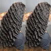 Perruque Lace Front Wig brésilienne ondulée Hd, cheveux naturels, Deep Wave, 13x4, perruque Lace Frontal Closure 360, synthétique, pour femmes