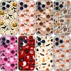 Custodie in TPU morbido Happy Halloween per Iphone 15 Plus 14 Pro Max 13 12 11 XR XS X 8 7 6 Stampa Teschio Fantasma Amante Zucca Lanterna Nera Moda Cellulare Cover posteriore Pelle