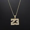 Pendanthalsband Hip Hop Rhinestone Basketball nummer 23 för män ed Chain Rock Rapper Choker smycken gåvor242i