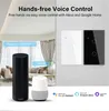 기타 전자 제품 Tuya Wi -Fi US 스마트 라이트 스위치 중립선 없음 와이어 없음 120 타입 벽 터치 작업 Alexa Google Home 231007