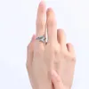 Solitaire Ring 925 Sterling Silver Whale Adjustable Finger Cute Sea Animals Fish Open Birthday Christmas Jewelry Gift for Women Teen Girls 231007