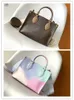 Designer Luxus Giant On The Go PM 2way Hand M46373 M59856 Umhängetasche PM PASTEL Spring Sunset Tote 7A Beste Qualität