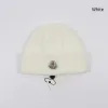 Top Designer Winter Knitted Beanie Woolen Hat Women Chunky Knit Thick Warm faux fur pom Beanies Hats Female Bonnet Beanie Caps New style 11 colors