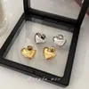 Mode Brief Ohrring 18K Gold Silber Ohrringe Designer Schmuck für Frauen Stud Luxus Edelstahl Ohrring für Mädchen Geschenke Zubehör