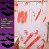 Shower Curtains Halloween Horror Bloody Finger Print Curtain Waterproof Bathroom Decoration