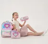 Backpacks Backpack for Girls School Kids Clear Bookbag Elementary Kindergarten Students Full Size Travel Bag with Lunch Box 231007