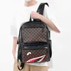 Backpack Nowa modna marka modowa mody Shark Student Backpack komputerowa torba komputerowa wielofunkcyjne szachownicze plecak 231008