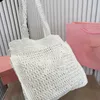 Fashion Womens Woven Underarm Bag Mixed Color Party Shoulder Bag Totes