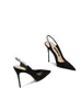 Dress Shoes 2023 Summer High Quality Water Diamond Women's Heel Fashion Back Hollow Baotou Pumps Sandals Pointed Thin