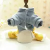 Vestuário para cães Pet Moda Macacão Outono Inverno Médio Pequeno Roupas Quentes Lã Bonito Padrão Gatinho Filhote de Cachorro Doce Moletom Maltês Poodle