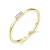 Pierścień Solitaire Kuololit 585 14k 10k żółte złoto dla kobiet szmaragdowe zaręczynowe luksusowe biżuterię prezent świąteczny 231007