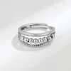 Pierścień Solitaire Eudora 925 Sterling Srebrny lęk dla kobiet Wydanie Akcesorium Akcesorium Wedding Peoph Anti Rotate Prezent 231007