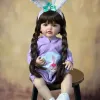 Poupées réalistes en Silicone pour nouveau-né fille, 22 pouces, jouet princesse pour tout-petit, cadeau