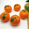 Party Decoration 4 PCS Fruit Ornaments Artificial Oranges Simulation Tangerine Trendy Model Plastic Foam Table Decorations