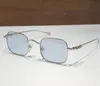 Neue quadratische Sonnenbrille im Modedesign CHUCK Retro-Metallrahmen bunte bonbonfarbene Gläser einfacher Stil High-End-UV400-Schutzbrille für den Außenbereich