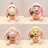 Easter Cute Bunny Donkey Plush Toy Cartoon Sofa Throw Pillows Plush Dolls Kawaii Kids Birthday Gift Decor