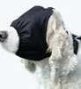 Hundebekleidung Beruhigende Kappe Augenmaske Nylon Schattierung Haustier Angst Maulkorb Augenbinde für die Fellpflege Anti Autokrankheit 23. JuliO26102587