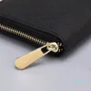 Designer Ganze 6 Farben Mode Frauen Brieftasche Einzigen Reißverschluss Geldbörsen Weibliche Echtes Leder Geldbörse Mit Box Karte