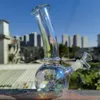 Gökkuşağı 7.8 inç cam nargile içen su boruları bong bubbler + downstem kase