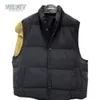 Womens Vests V E Body Warmer Down Cotton Vest Jacket Loose White Thick Waistcoat Zipper Coat 231007