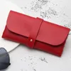 Sac de lunettes de soleil en cuir PU solide, accessoires de mode pour femmes et hommes, étui à lunettes souple, pochette pliable Portable, boîte de rangement anti-rayures