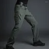 Pantalons pour hommes Cargo Hommes Multi Pocket Pantalon de survêtement tactique en plein air Armée militaire Plus Taille Pantalon de randonnée élastique à séchage rapide