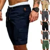 Pantaloncini da uomo Allenamento da uomo Casual Elastico Tinta unita Palestra Spiaggia Corsa Pantaloni sportivi estivi Pantaloni Cargo