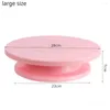 Bakeware Tools Plastic Cake Turntable Kitchen Baking Set Decoration Accessories Stand DIY Mold Rotating Stable Anti-skid Round Table