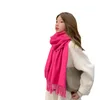 esigner Scarf for Women Cashmere Scalf Women Shawl i owinę zimowy ciepły gęsty koc