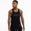 Men's Tank Tops Bodybuilding Top Man Gym Vest Running Cotton Breathable Sports Training Fitness Sleeveless Shirts Casual Underwear