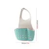 Panier de rangement de cuisine, support d'évier réglable, organisateur d'étagère pour éponge à savon, sac suspendu, accessoires