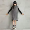 Girl Dresses Fashion 2023 Knit Sweaters Baby Big Girls Tops Clothes Kids Hooded Sleeveless Knitting Vest Clothing Children Pullovers